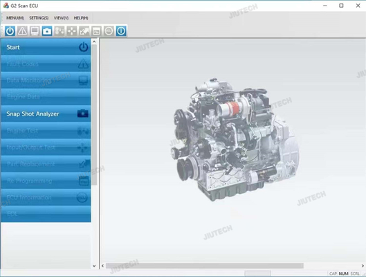 For Doosan Uvim Diagnostic Tool Excavator Forklift Engine Fault Scanner Detection Obd Interface Ddt Carnics Scr Dpf Dcu