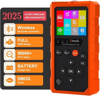 Xtruck 819 Handheld Automotive OBDII Diagnostic Scanner VIN Reading and Battery Status Monitoring Tool for Post-2000 Vehicles