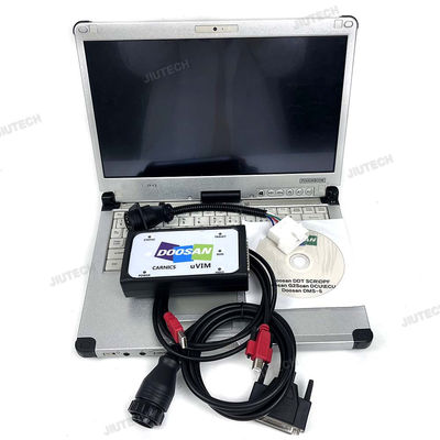 CF53 laptop+Doosan Diagnostic Tool with 2024 Software Version for Excavator Heavy Industry Engine System SCR DPF DMS-5 DCUECUG2