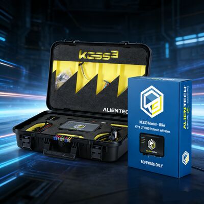 Alientech KESS3 Powersports Tuning Kit Complete with Slave Software License for Motorcycle ATV UTV OBD Bench Boot Tuning