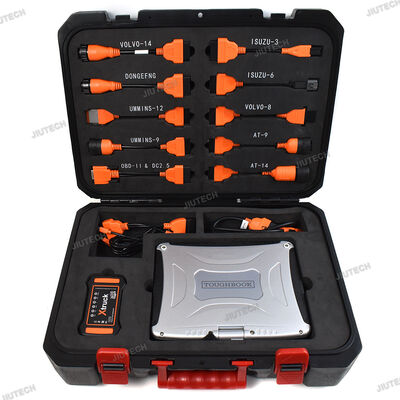 CF19 Laptop++Xtruck Y009 HDD Multi-brands Diagnostic Kit Accessories for Heavy Duty Truck Excavator UD/MACK Vehicles Diagnosis