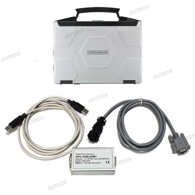 For Toyota BT Forklift Canbox CPC USB ARM7 cable truck box diagnosis tool CAN Interface Can bus line TruckCom+CF54