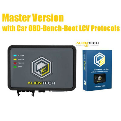 Orijinal Alientech KESS V3 KESS3 Master Versiyon ECU ve TCU Programlama Aracı, Araç OBD-Bench-Boot LCV Protokolü ile