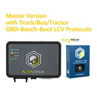 Orijinal Alientech KESS V3 KESS3 Master Versiyon ECU ve TCU Programlama Aracı, Kamyon Traktör OBD + Kamyon Traktör Tezgah Modu 3 çalışma modu