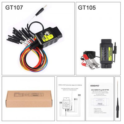 GODIAG GT105 ECU IMMO Kit Plus GT107 DSG DQ250, DQ200, VL381, VL300, DQ500, DL501 için Değişken Kaynak Kutusu Veri Oku/Yaz Adaptörü PCMTuner, Kess V2, PCMFlash, KTMBench vb.
