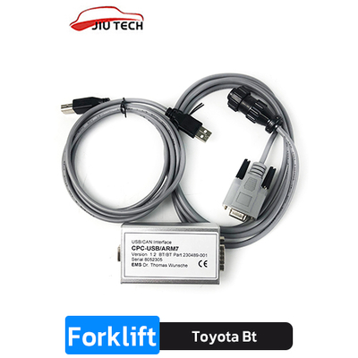 TruckCom Toyota BT Toyota BT için EMS CAN paketi Hizmet İletişim Arayüzü ARM7 forklift kamyon teşhis aracı