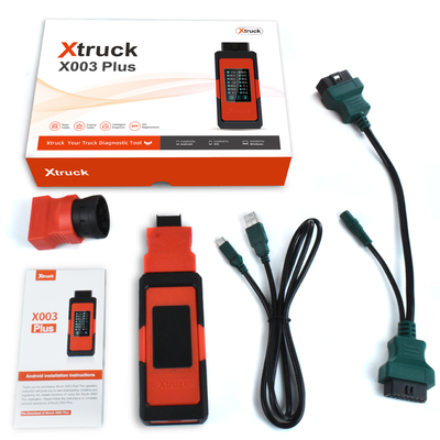 Xtruck X003 Plus Kamyon Teşhis Aracı – Cummins/Volvo/Scania için Arıza Kodlarını ve Veri Akışlarını Oku
