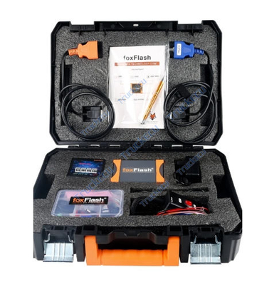 FoxFlash Süper Güçlü ECU TCU Klonlama Chip Tuning Aracı V1.4.2 Yazılım Firmware Sürümü FW:D087, VR Okuma Desteğiyle