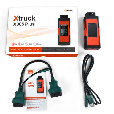 Bluetooth ECU Flash Programming Xtruck X005 Bluetooth Diagnostic Tool for Shacman FAWDE Diesel Engines DPF Regeneration Truck Scanner + laptop