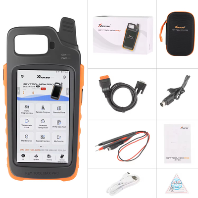Xhorse VVDI Key Tool Max Pro, MINI OBD Aracı Fonksiyonu ile, Çoklu Dil Desteği, CAN FD/ Gerilim ve Kaçak Akım