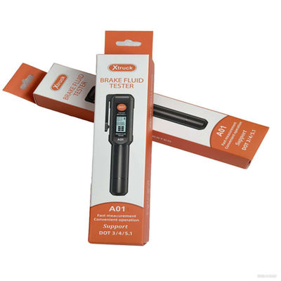 DOT3/DOT4/DOT5.1 Brake Fluid Tester DetectorTool Metal Probe With Display Screen Indicator Light
