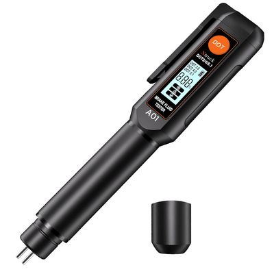 155mm*30mm*25mm Boyutlarında, 38.5g Ağırlığında ve 0~50°C Çalışma Ortamında DOT3/DOT4/DOT5.1 Fren Yağı İçin Dijital Fren Yağı Test Cihazı