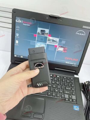 MAN T427 DİAGNOSTİK CİHAZI KAMYON DİAGNOSTİK ARAYÜZÜ Parametre Programlama Cihazı WLAN Kalibrasyon İzleme CF53 Dizüstü Bilgisayar