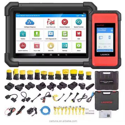 Başlatma için X431 SmartLink C 2.0 X431 V+ PRO3 PRO5 için Ağır Güçlü Kamyon Modülü 12V/24V Ticari Yolcu Yeni Enerji Ca