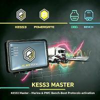 AlienTech KESS3 Master ECU Programmacısı, OBD Bench/Boot Tuning ve çok dilli destek için Marine & PWC Bench-Boot Protokolü ile