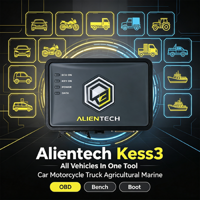 Alientech KESS V3 ECU Tuning Platform with Triple-Mode OBD Bench Boot 7x Faster Microprocessor and 10x Faster File Transfer