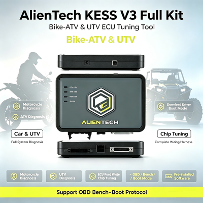 Alientech KESS3 ECU Programlayıcı, Çok Dilli Arayüz, OBD, Bench, Boot Ayarı ve 1 Yıl Garanti