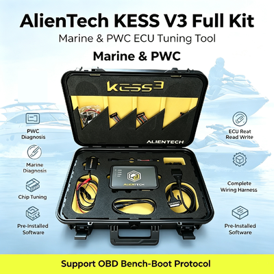 Alientech KESS3 ECU Programcı Diagnostik Aygıtı Deniz PWC Düzenleme OBD Bench Boot ve Ücretsiz 12 Aylık Abonelik