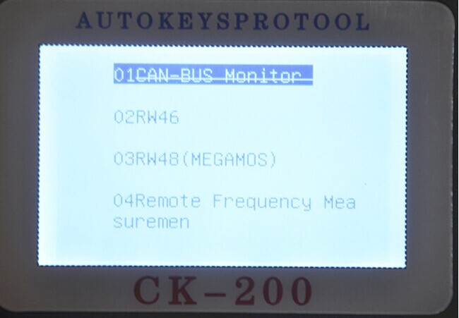 CK-200 Anahtar Programcı Ekranı-3