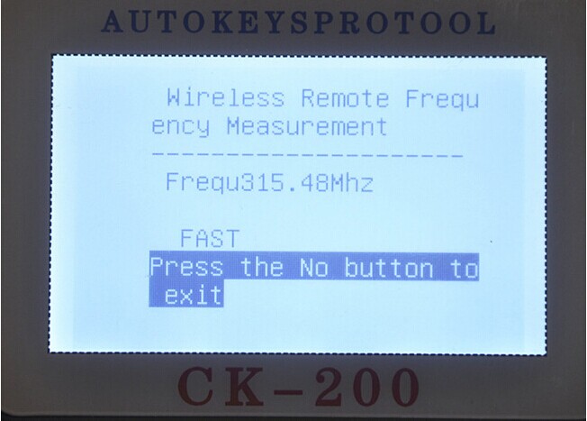CK-200 Anahtar Programcı Ekranı-4