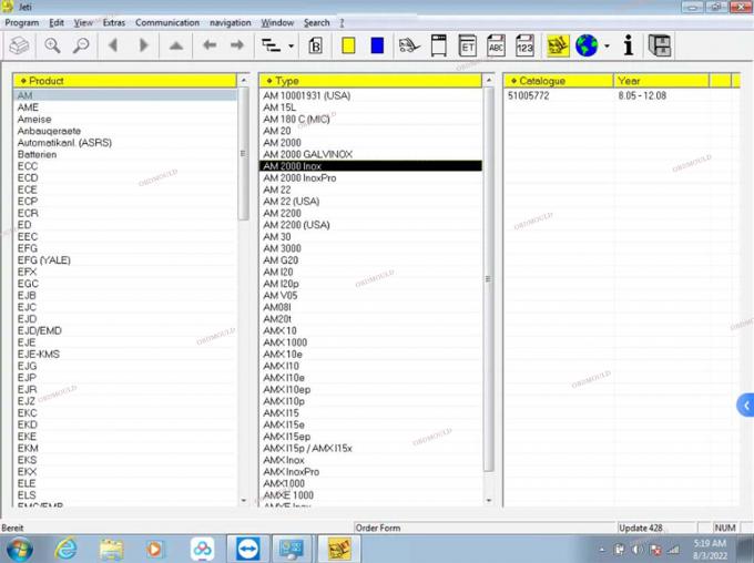 F110 For Judit Incado Kutusu ile tablet Jungheinrich 4 4.37 Yazılım Parçası Kataloğu ile Forklift Tanıtıcı Araç Judit ET EN Tanıtıcı Araçlar 33